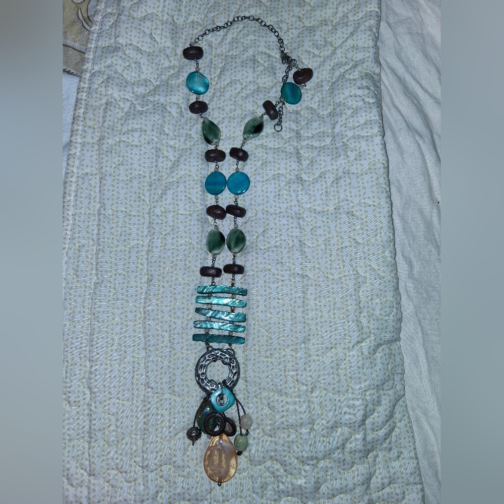 Elegant Multi-Color Beaded Necklace